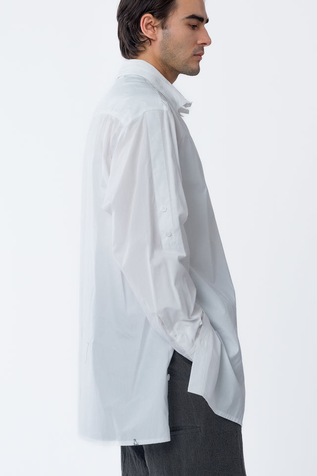 Chain Stitch Spare Collar Shirt