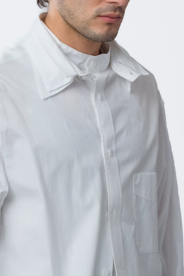 Chain Stitch Spare Collar Shirt