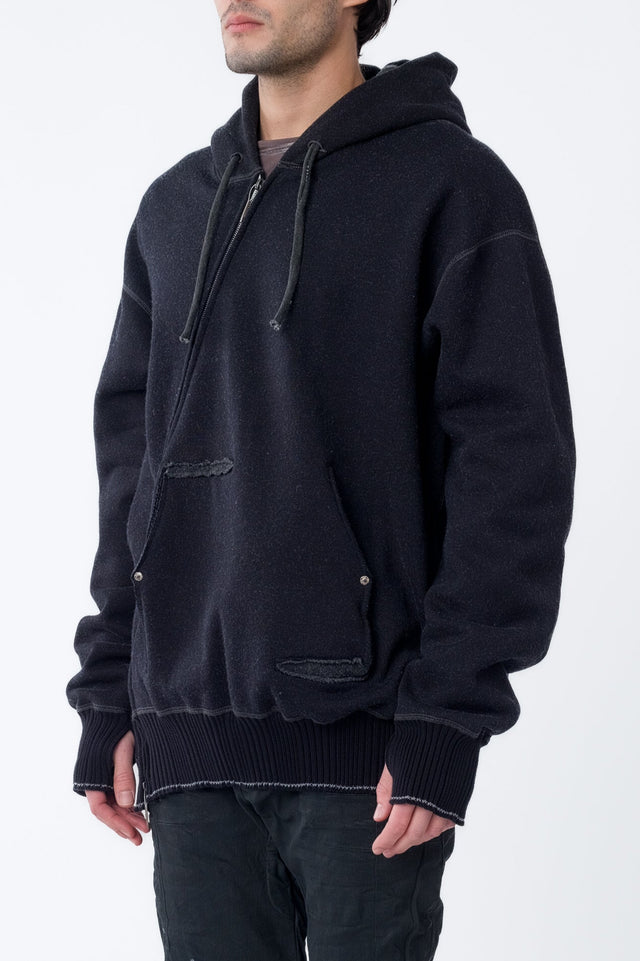 Displacement Sweat Hooded Parka