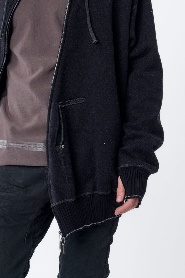 Displacement Sweat Hooded Parka