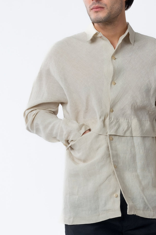 Natural Deep Pocket Shirt