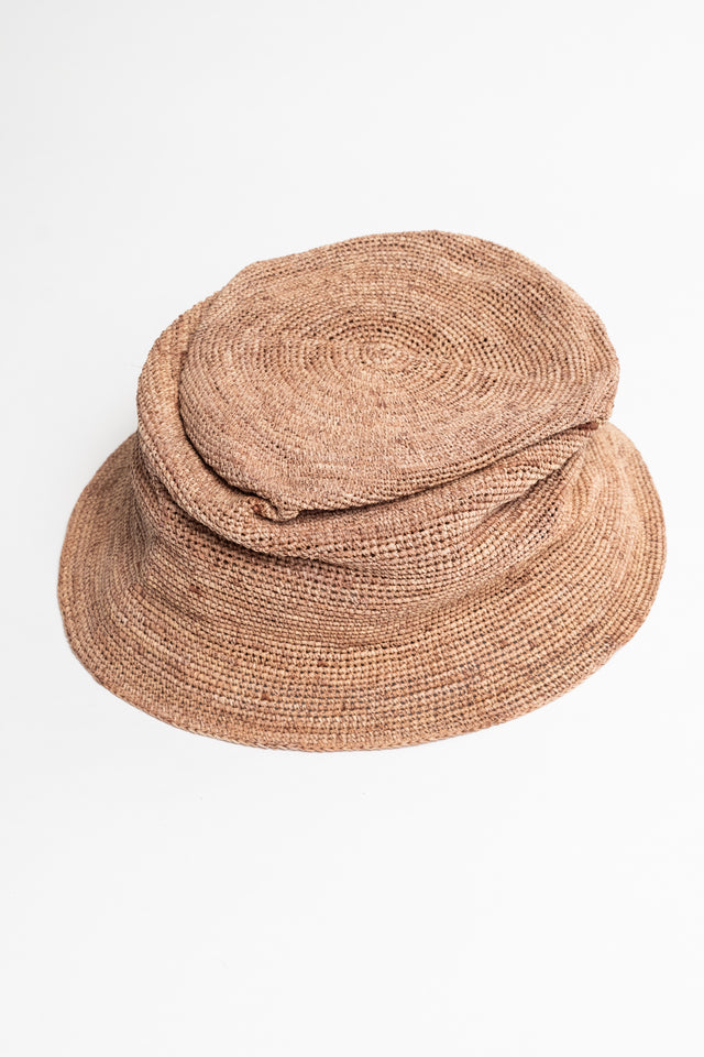 Camel TOQUILLA STRAW HAT