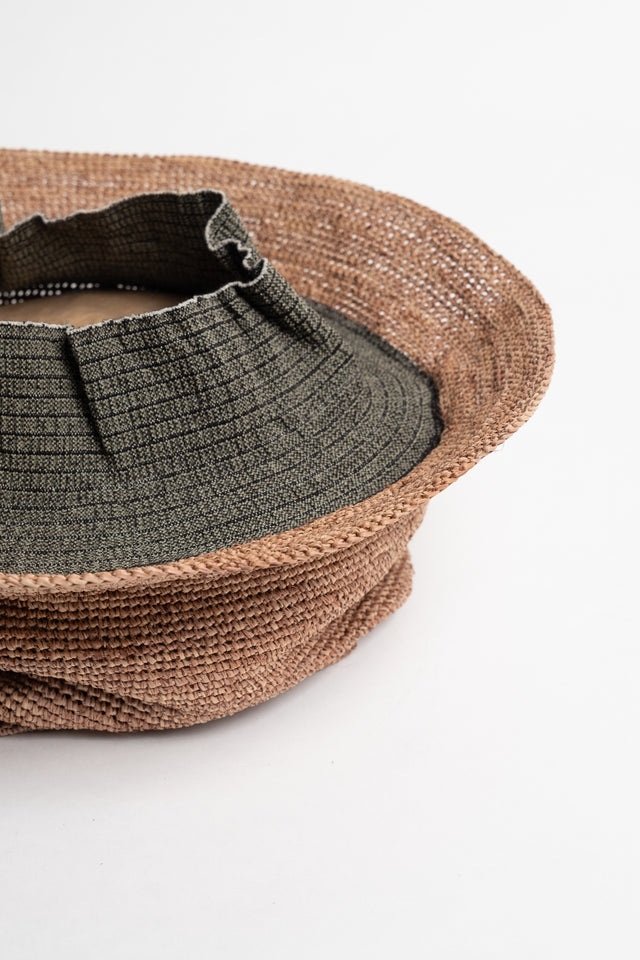 Camel TOQUILLA STRAW HAT