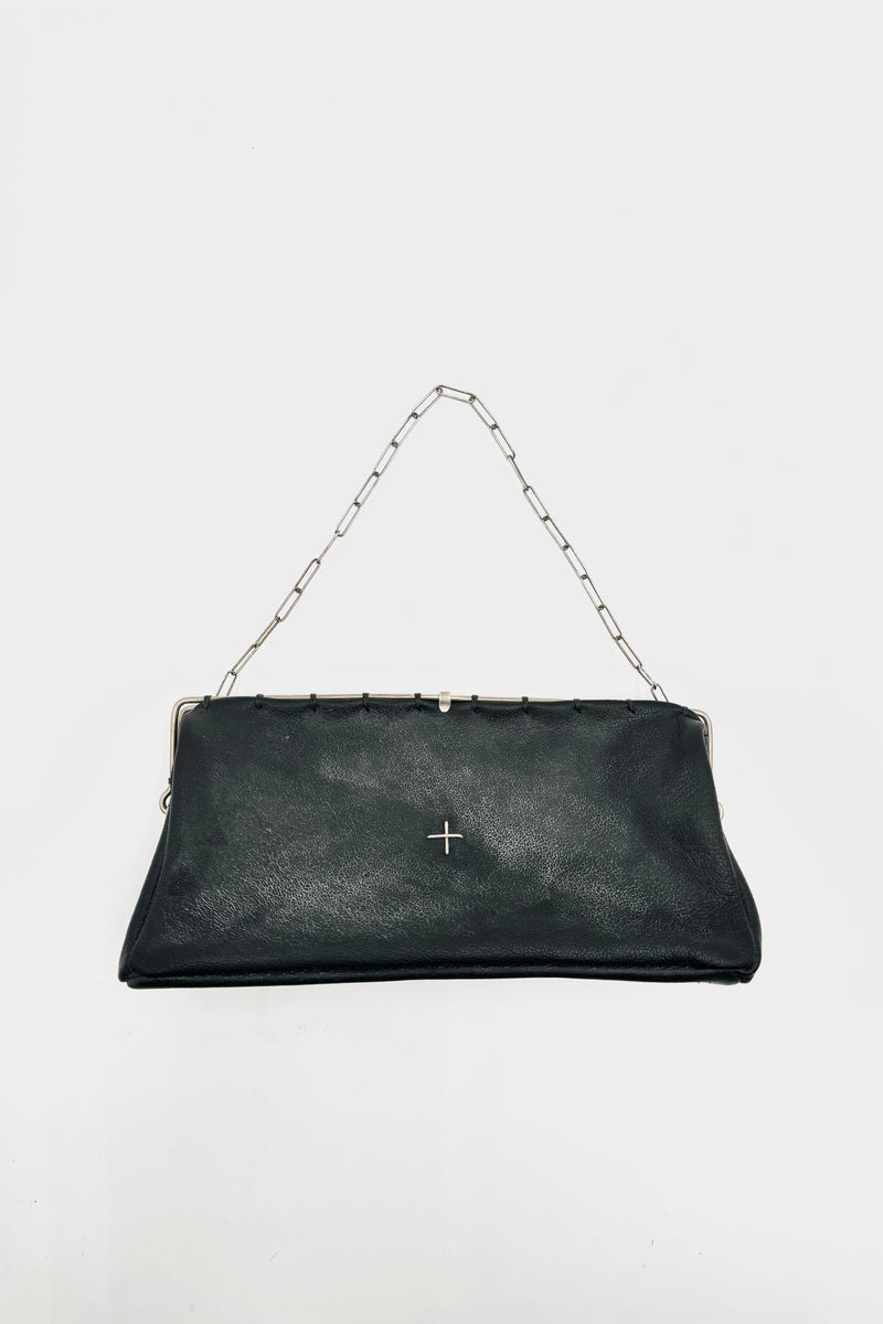 Distressed Silver Rim Pochette