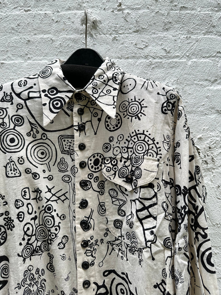 Land Print Clink Shirt